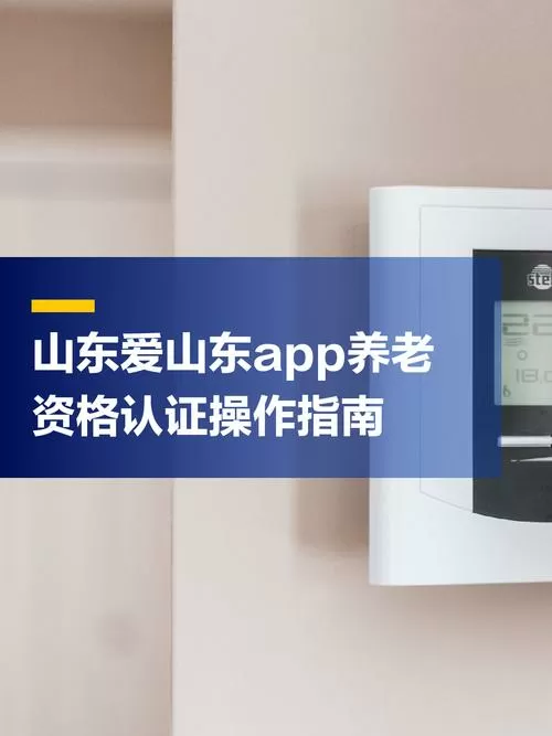 爱山东老年人认证怎么操作