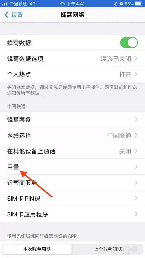 苹果手机怎么看还剩多少流量