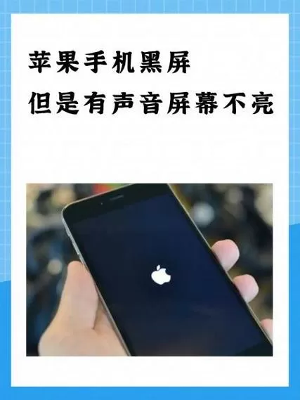 苹果x手机黑屏但是有声音屏幕不亮怎么办截图
