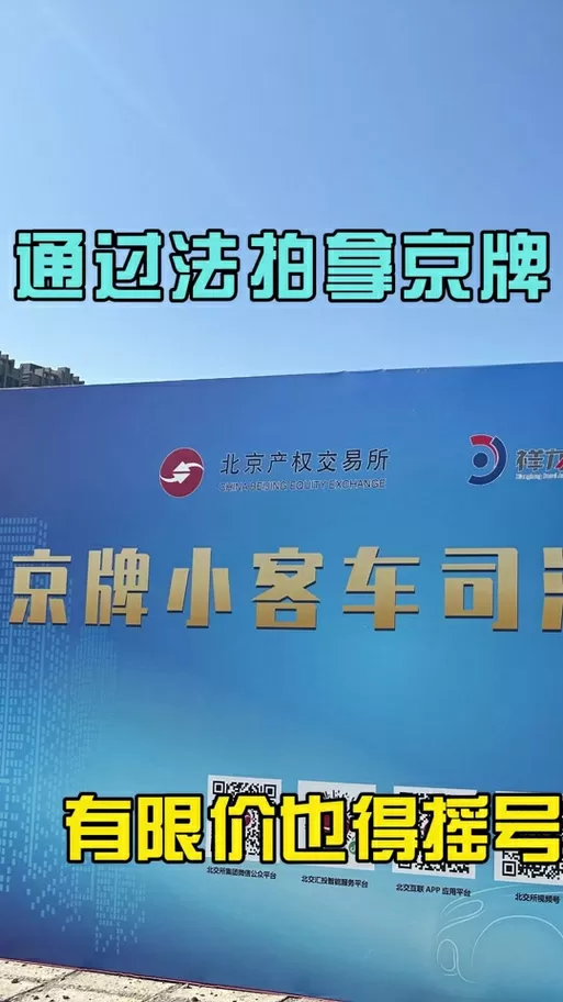 2025年第一次京牌法拍车