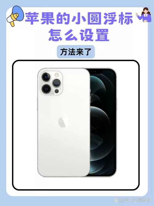 苹果小浮标怎么调出来
