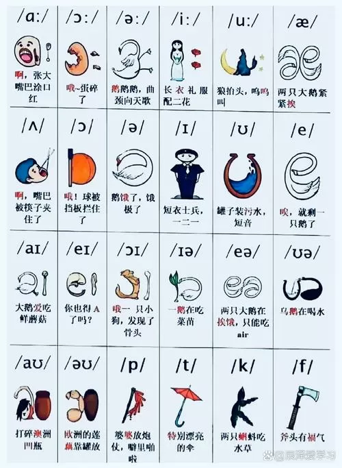 48音标死记硬背法