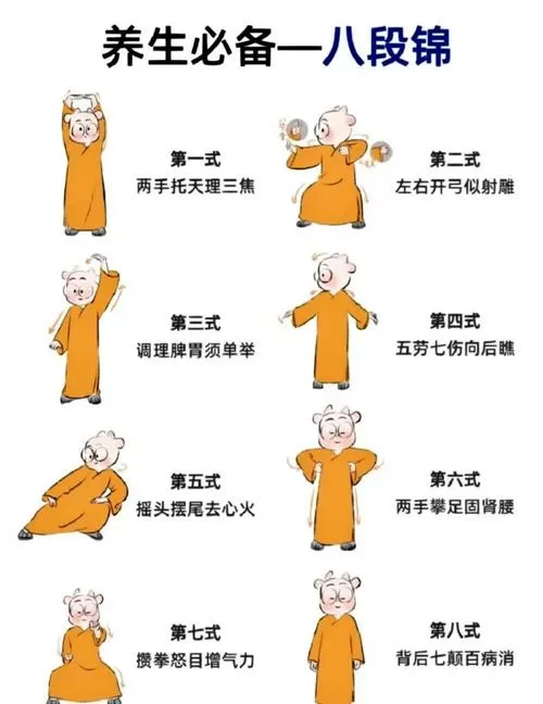 八段锦慢动作口令教程