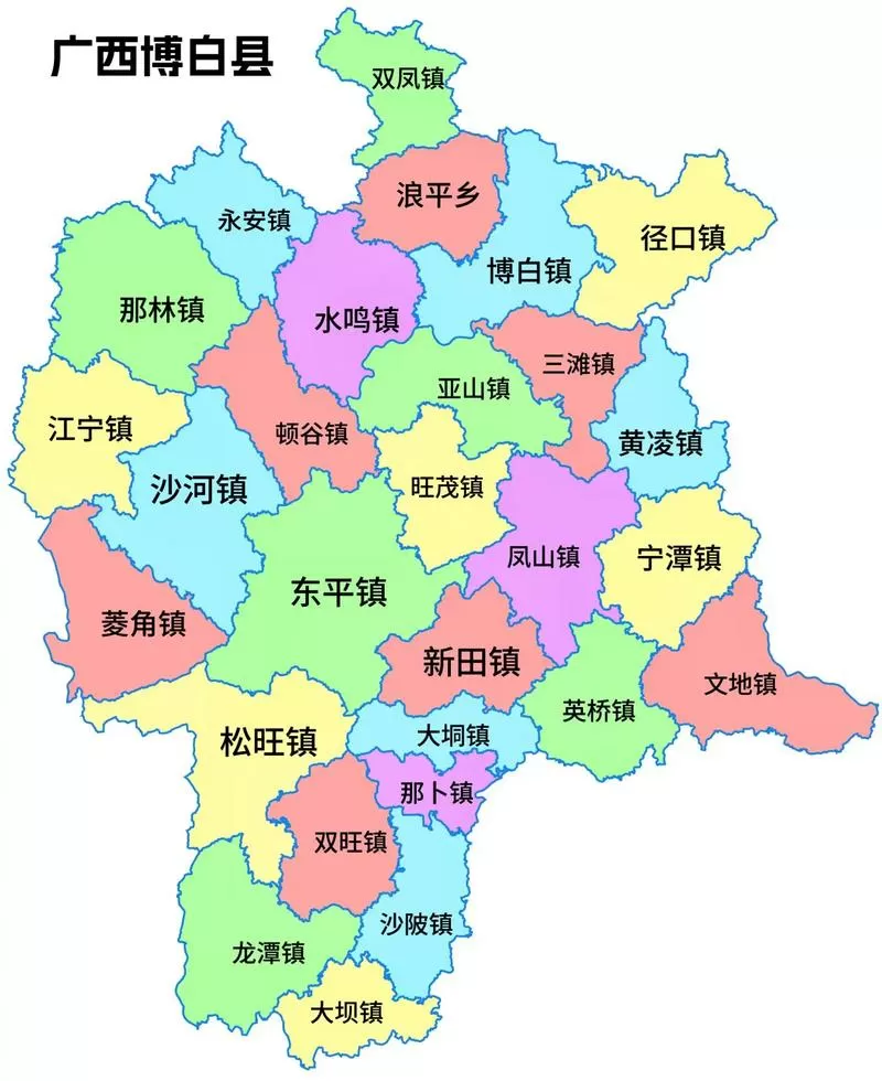 博白县城地图高清版大地图