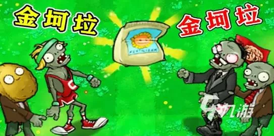 植物大战僵尸屋顶金坷垃