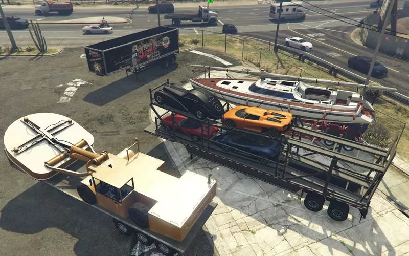 gta如何连接拖车