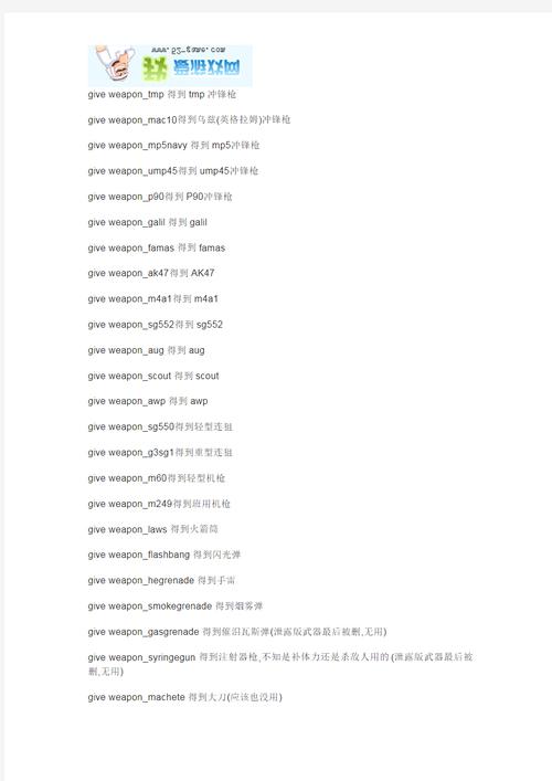 cs16单机版作弊码大全