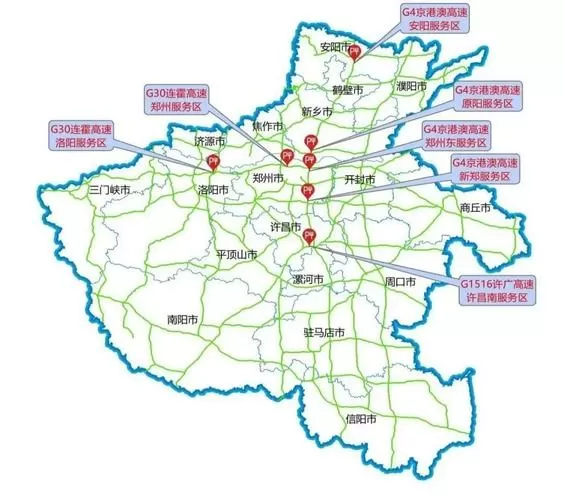 河南省高速路线图