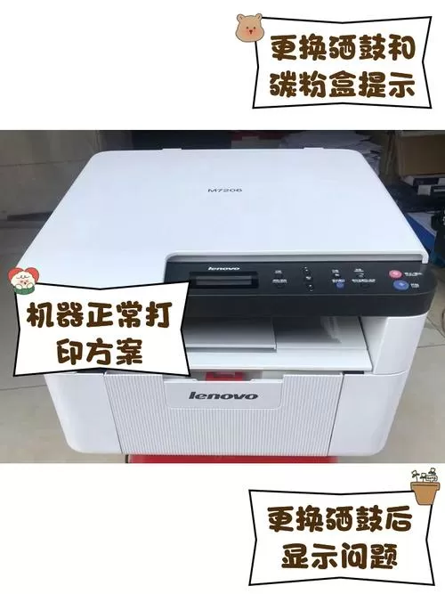 联想m7206更换墨粉