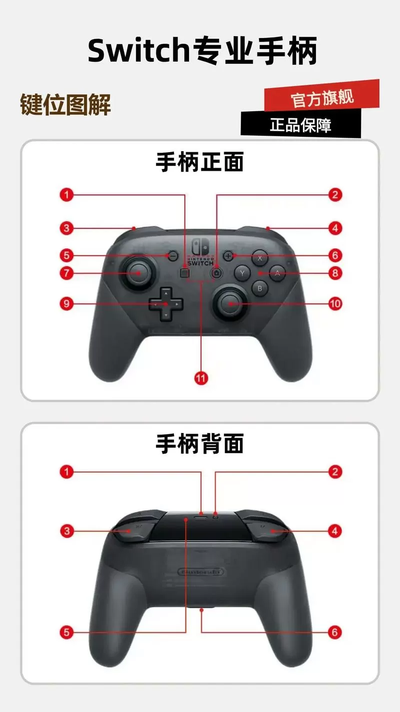 ns手柄键位名称图解