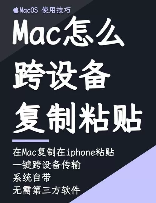 苹果电脑和手机复制粘贴同步