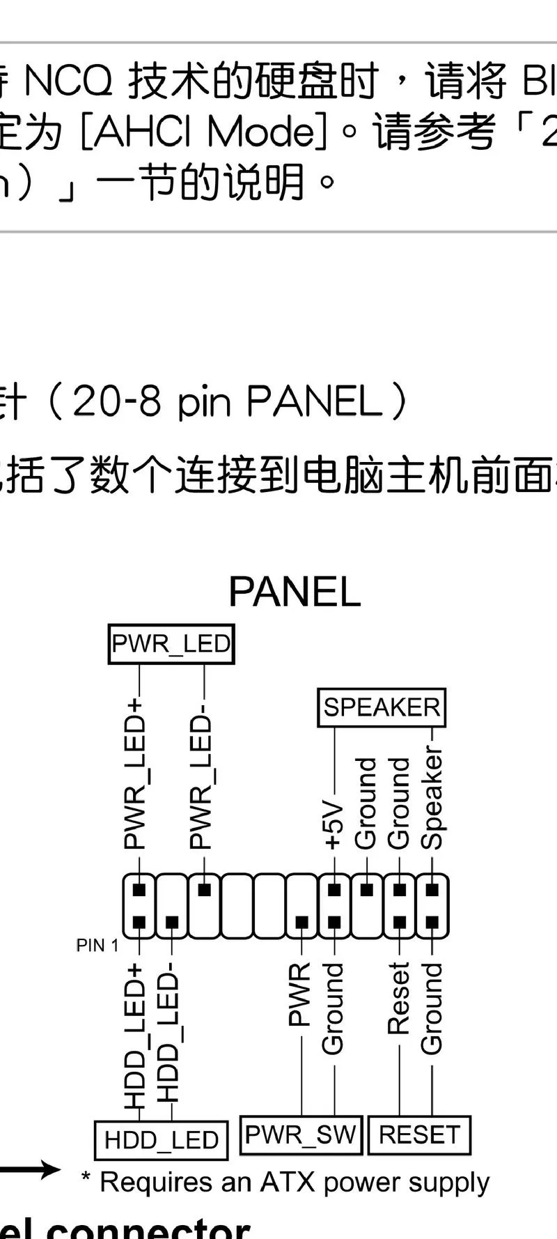 华硕h110m-k主板接线图