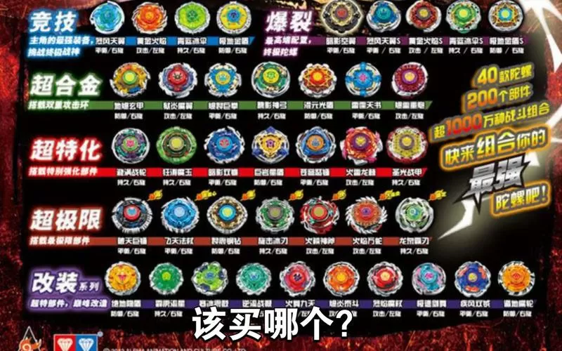 飓风战魂1陀螺大全