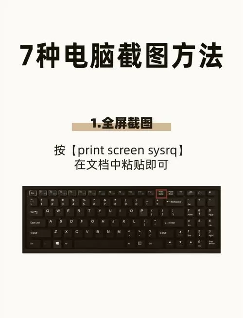 红米笔记本截屏快捷键