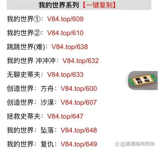 我的世界刷屏代码大全图标