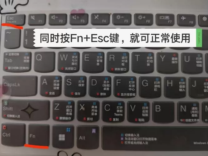 戴尔键盘锁住了按fn键没反应