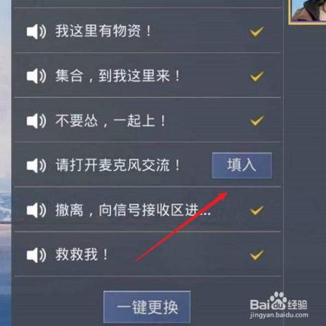 和平精英里的说话的文字怎么设置