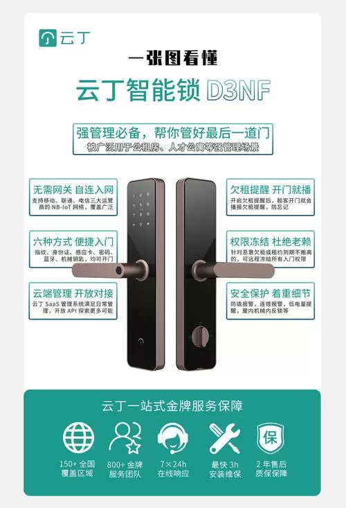 云丁智能锁使用教程
