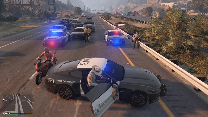 GTA5警察mod内置菜单MOD光环加速版