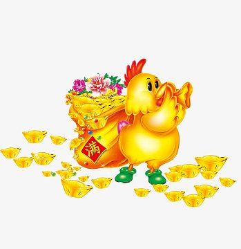 金鸡报福
