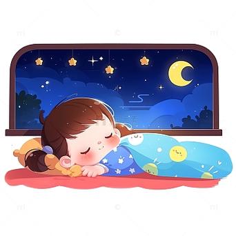 熟睡中的女孩sleeping girl图标