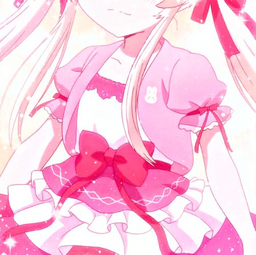 粉色漫画少女头像永久vip