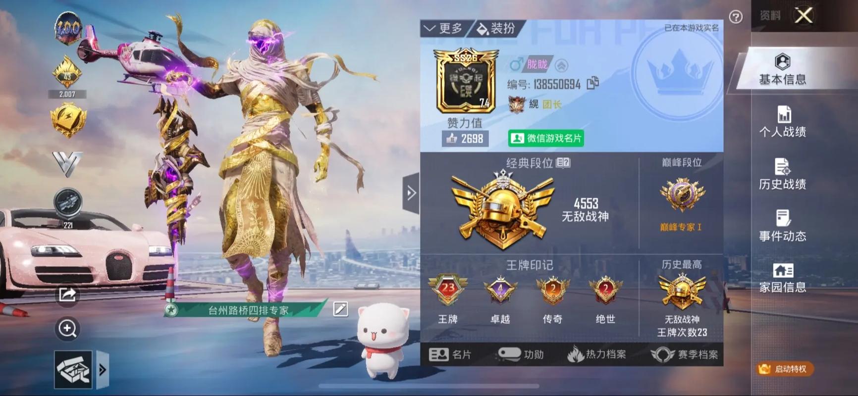 战神x直装和平精英