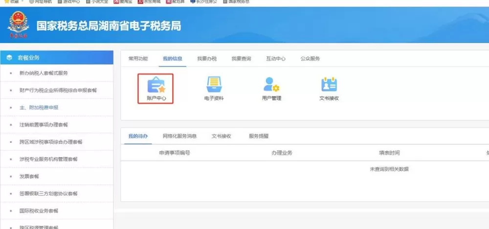 湖南税务电子税务局登录入口