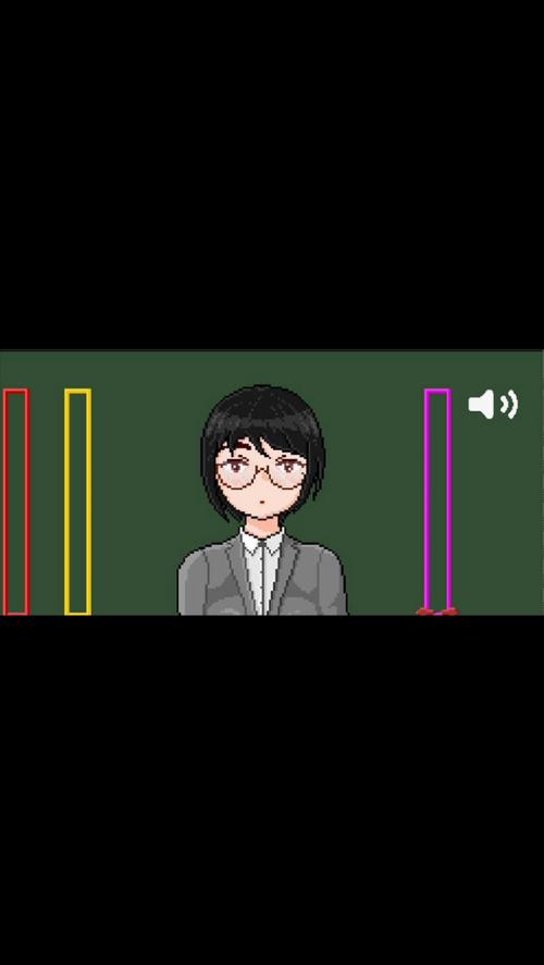 像素监考老师像素风黑色版免墙版