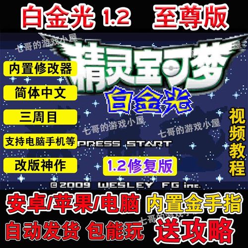 口袋妖怪白金光正版