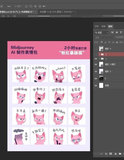 怎么制作暴走漫画表情包粉色版本
