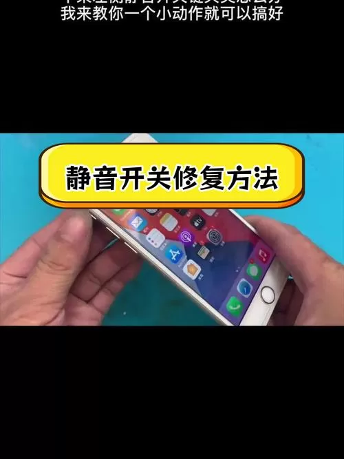 苹果边上的静音按键失灵怎么办