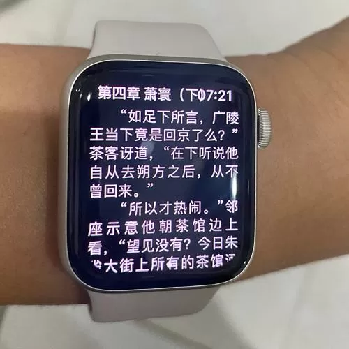 Apple watch离线看小说