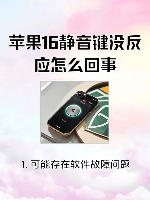 苹果手机左边的静音键没有反应