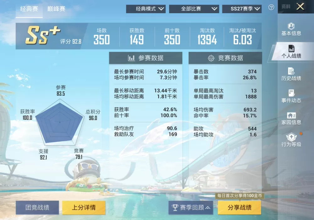 和平精英kd高好还是低好截图