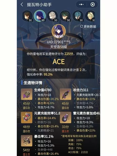 圣遗物评分计算器