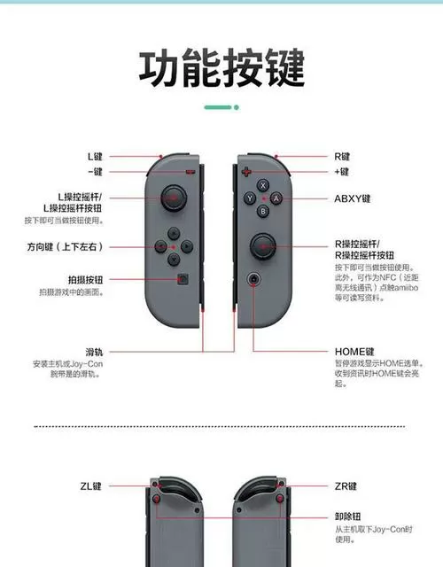 joycon手柄按键说明