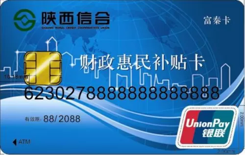 陕西省财政惠民补贴一卡通查询