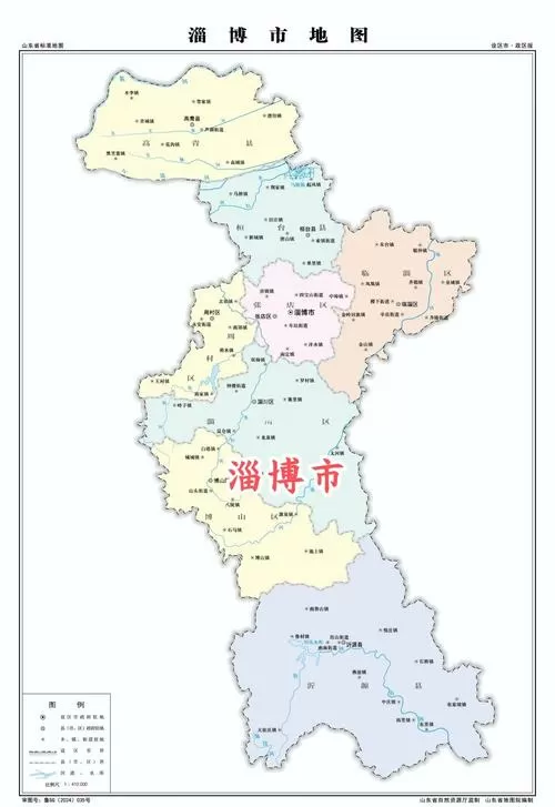 淄博地图市区地图