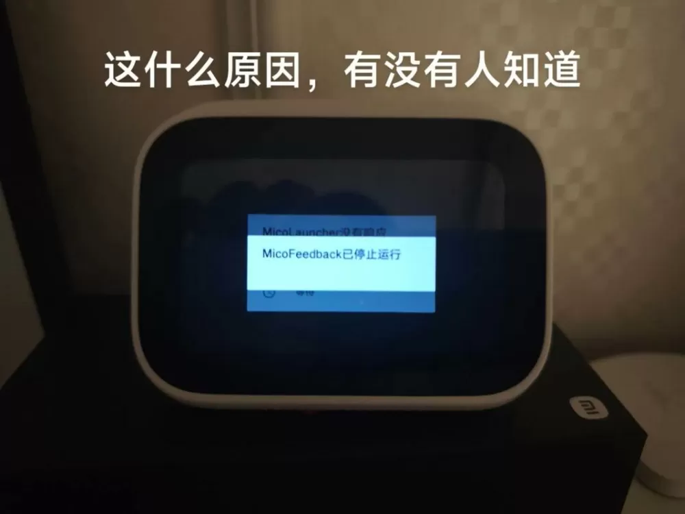 小米ai音箱说话没反应截图