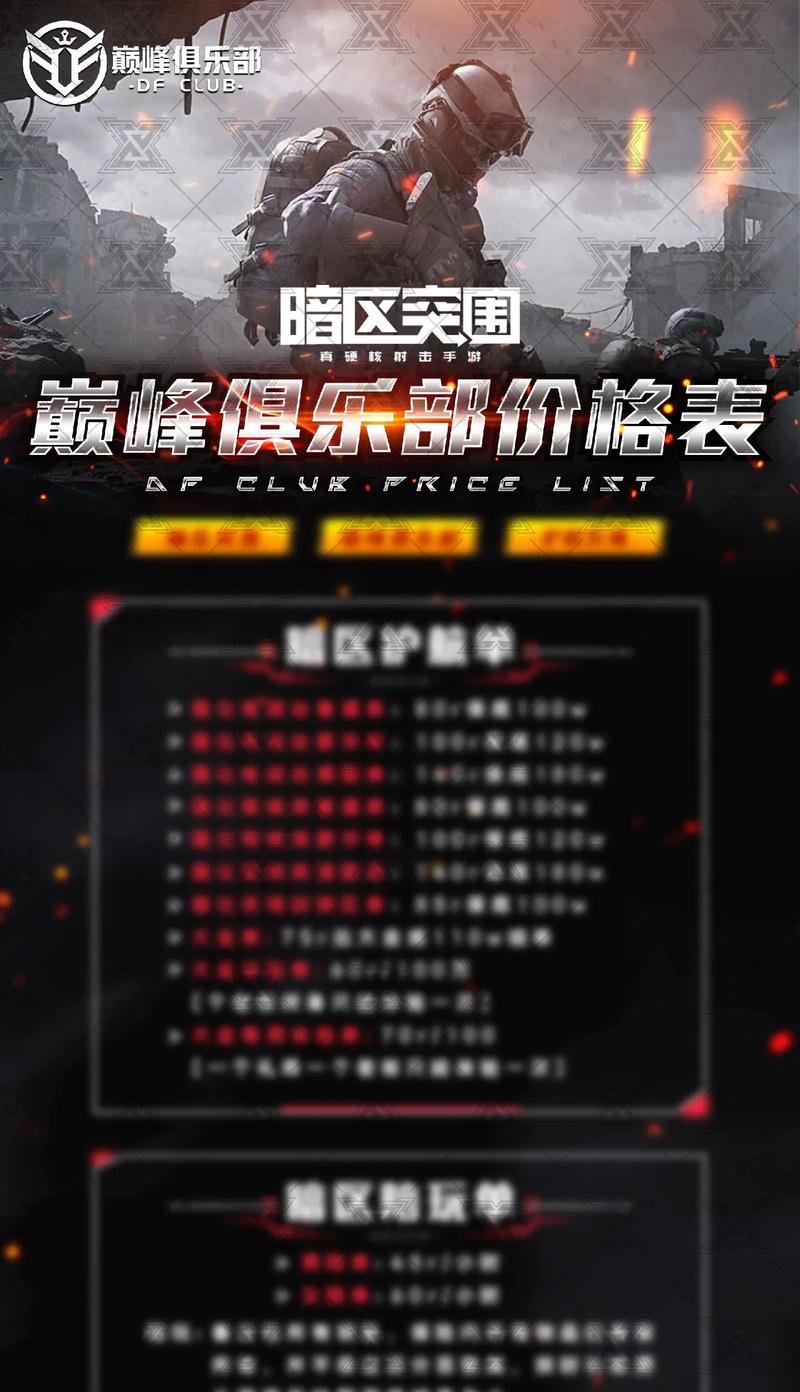 暗区突围消费多少钱一天