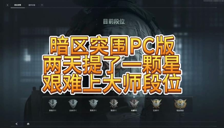 暗区突围大师段位什么水平