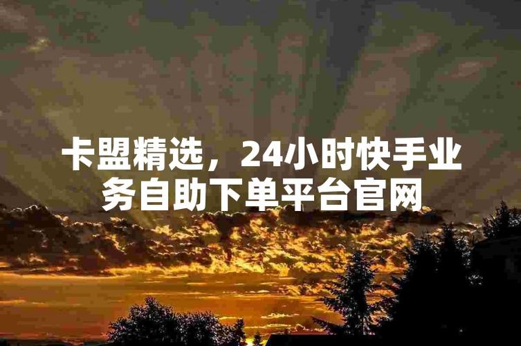 暗区卡盟小时自助下单平台网站