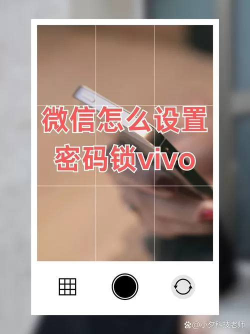 vivo手机微信服务怎么设置密码锁