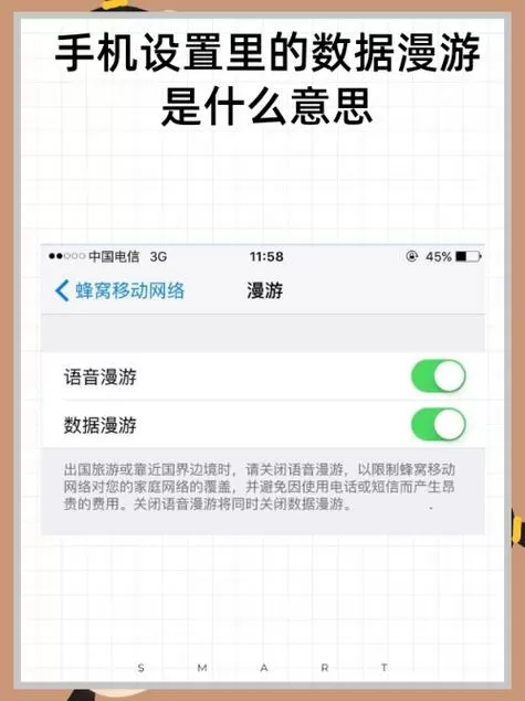 vivo数据漫游是啥意思,需要打开吗