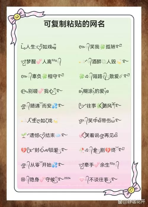2019网名最新版的