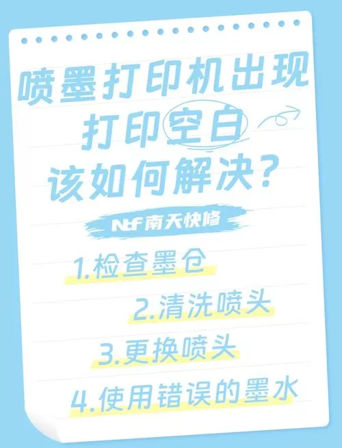 佳能打印机空白打印怎么回事