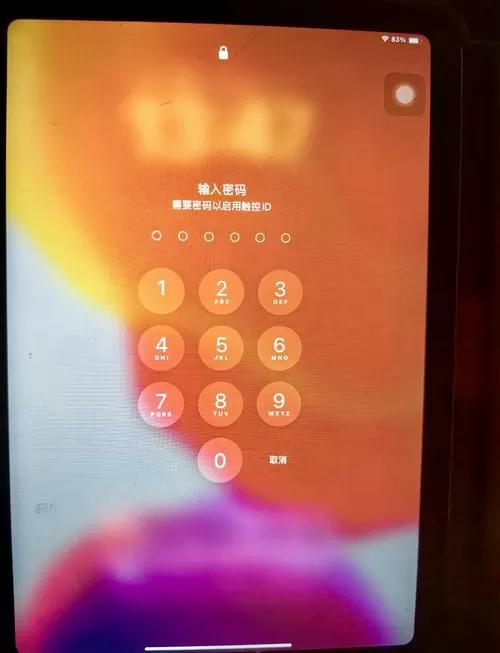 ipad密码输错几次会等一小时