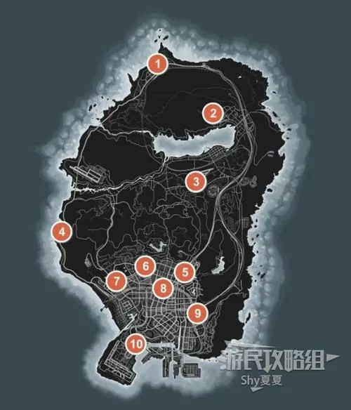 gta运钞车位置图