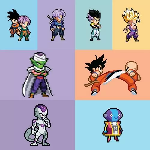 龙珠斗士z像素版全人物